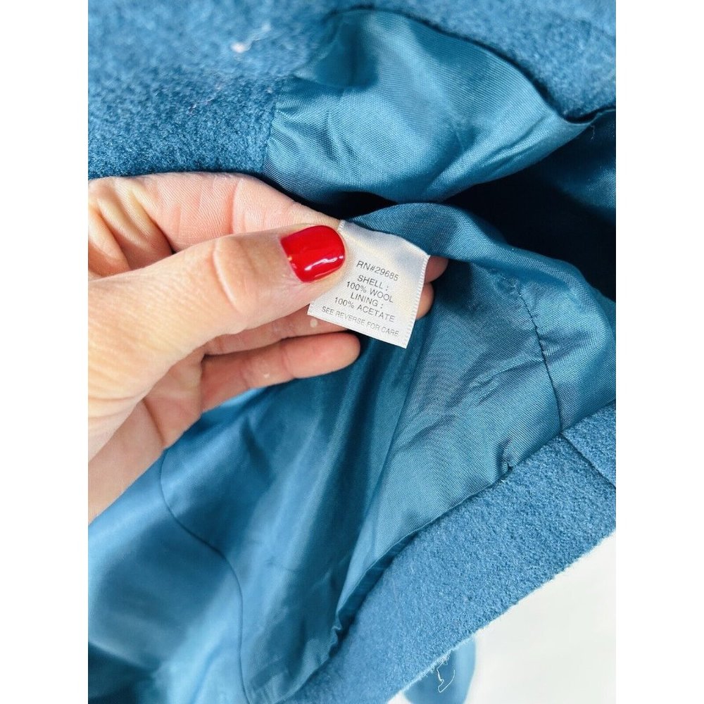 Pendleton Worsted Wool Peter Pan Collar Jacket Bl… - image 5